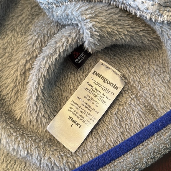 Patagonia Women’s Polartec ThermalPro Pullover textured Fleece Sweatshirt Large - Picture 9 of 15